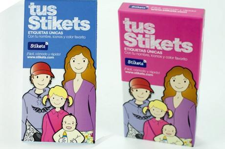 stickets para marcar ropa infantil