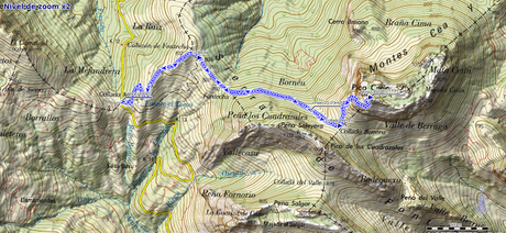 Mapa ruta Mota Cetín