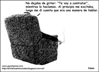 el villano arrinconado, humor, chistes, reir, satira, sexo a los 50, paro