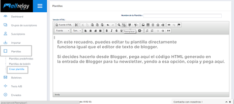 editor-texto-mailrelay editor texto de mailrelay
