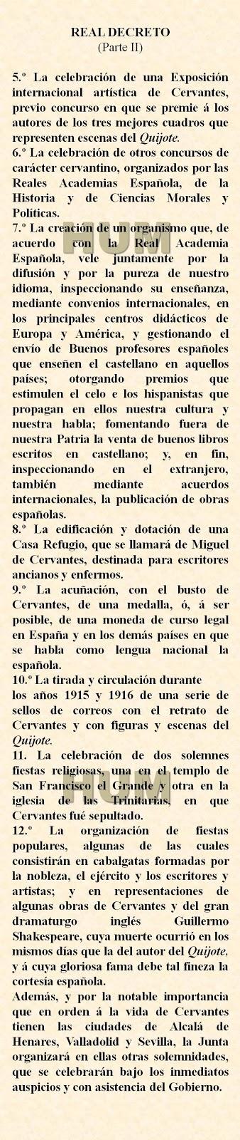 Historia de un fiasco. El monumento a Cervantes. Segunda parte (Enero-Mayo, 1914)