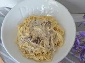 Tallarines frescos Salsa Setas