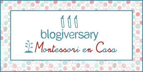III Blogiversario de Montessori en Casa! – III Blogiversary!