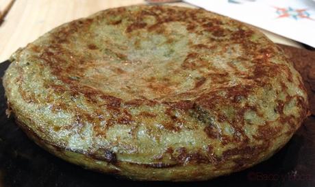 tortilla de alcachofas calçots Nou Cal Ramonet baco y boca