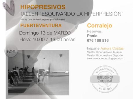 Taller Esquivando la Hipertension en Fuerteventura