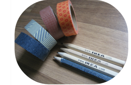 DIY LAPICES DEL IKEA WASHI TAPE IDEAS