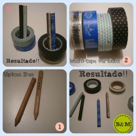 DIY LAPICES DEL IKEA WASHI TAPE IDEAS