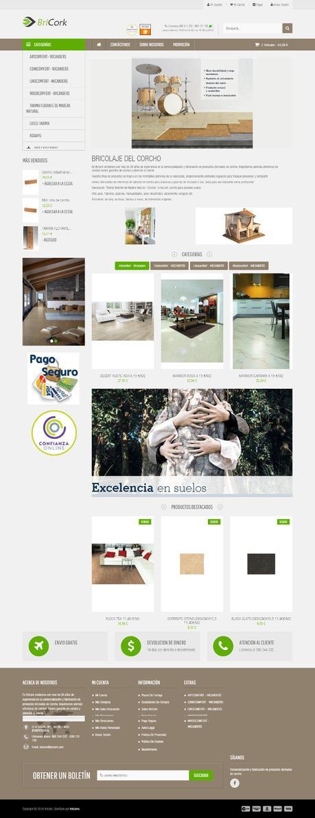 Tiendas online hechas con Prestashop - bricork