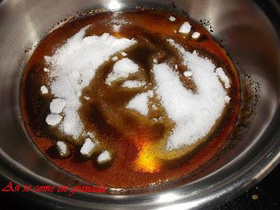 Pastel de manzana caramelizada Pastel de manzana caramelizada