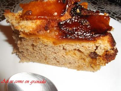 Pastel de manzana caramelizada Pastel de manzana caramelizada