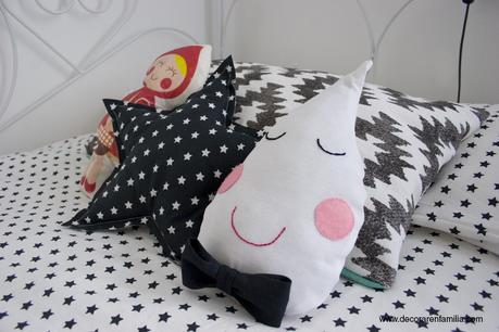 Cojín gota con plantilla descargable