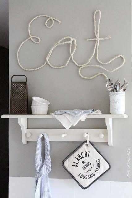 DIY: Letras con cuerdas