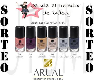 Banner sorteo seis esmaltes de Arual