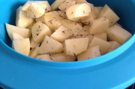 QueComemosHoy, PasoAPaso ComoSeHIzo, receta, chuletas con patatas al tomillo al vapor, cocina, blog de cocina, solo yo, blog solo yo, 