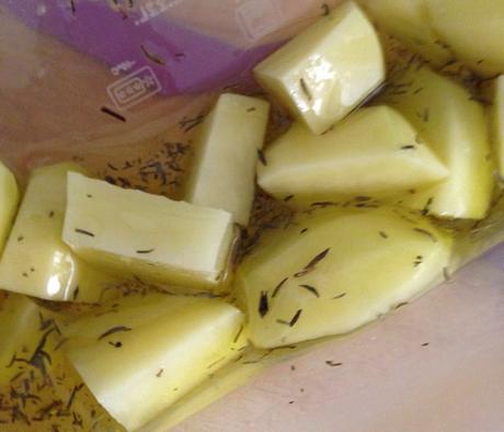 QueComemosHoy, PasoAPaso ComoSeHIzo, receta, chuletas con patatas al tomillo al vapor, cocina, blog de cocina, solo yo, blog solo yo, 