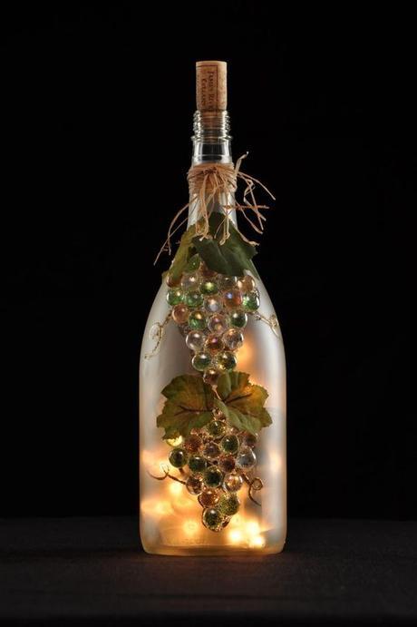 Ideas para decorar con botellas