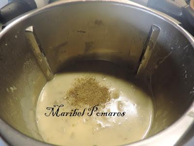 Crema de alcachofas.