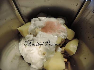 Crema de alcachofas.