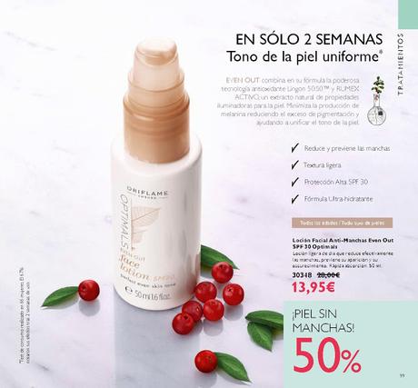 NOVEDADES DE TRATAMIENTO FACIAL Y MUCHO MÁS EN EL NUEVO CATÁLOGO 4 DE ORIFLAME