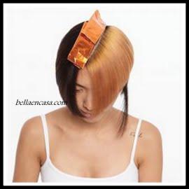 CABELLO NEGRO CON MECHONES DE COLORES , PASO A PASO !!