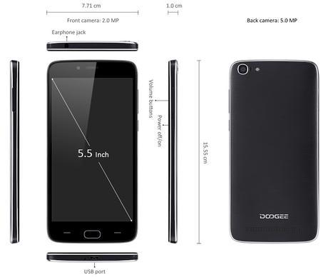 Igogo: DOOGEE Y200, bonito phablet por poco dinero