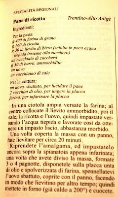 PANE DI RICOTTA - RETO SALADO CRI: TRENTINO ALTO ADIGE