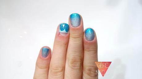 MANICURA FROZEN SENCILLA.             ¡¡Feliz cumpleaños Eli!!