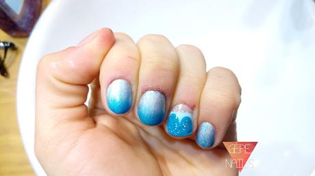 MANICURA FROZEN SENCILLA.             ¡¡Feliz cumpleaños Eli!!