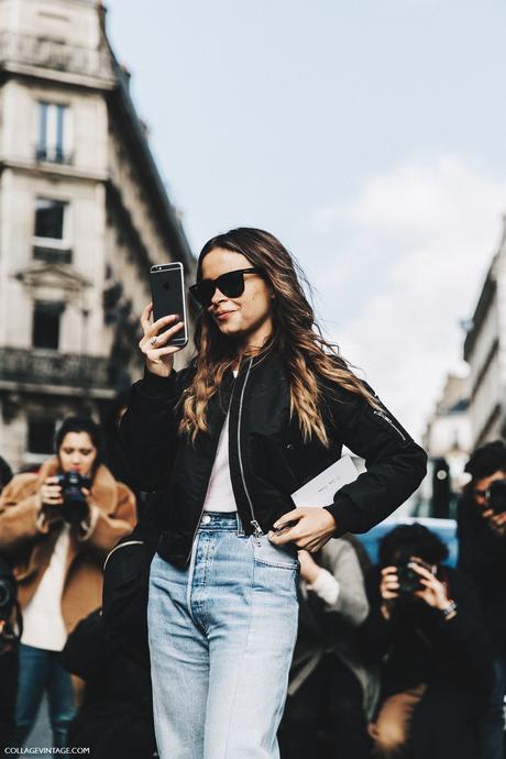 PFW-Paris_Fashion_Week_Fall_2016-Street_Style-Collage_Vintage-Miroslava_Duma-Vetements-Jeans-Backpack-Bomber-5