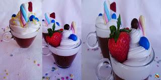 Chocolate caliente con chantillí