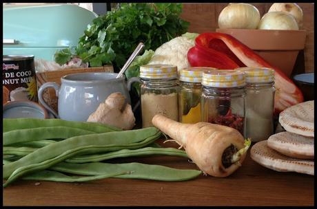 Curry de verduras Curry de verduras