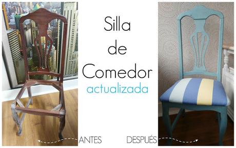 DIY: ANTES & DESPUÉS DE UNAS SILLAS DE COMEDOR ACTUALIZADAS