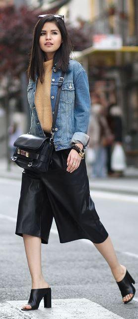 culotte denim
