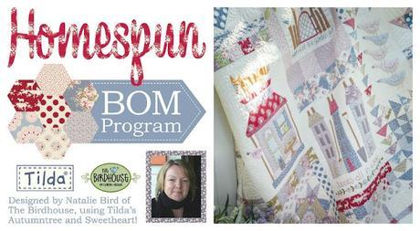 Foxley Village Quilt by Natalie Bird