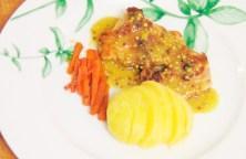 Pollo a la mostaza