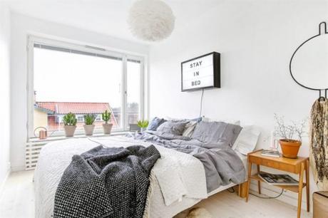 Natural y de contrastes caja de luz en el cabecero