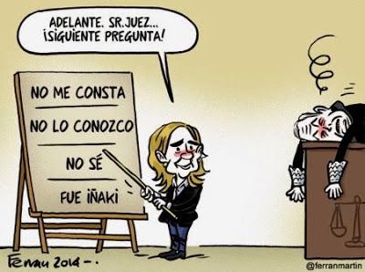 La tarjeta de la infanta Cristina