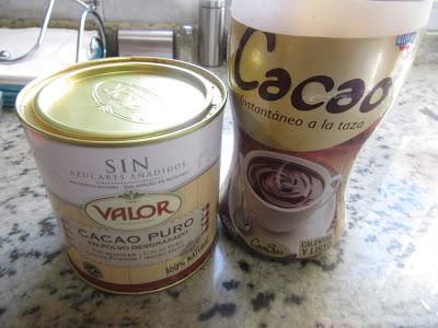 Copas de chocolate y nata