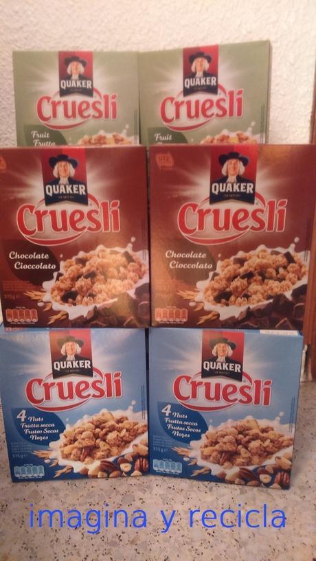 Probando los cereales Cruesli de Quaker
