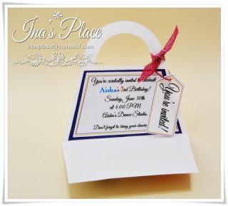 Invitaciones Cumpleaños - Una Ballerina & Damascos.