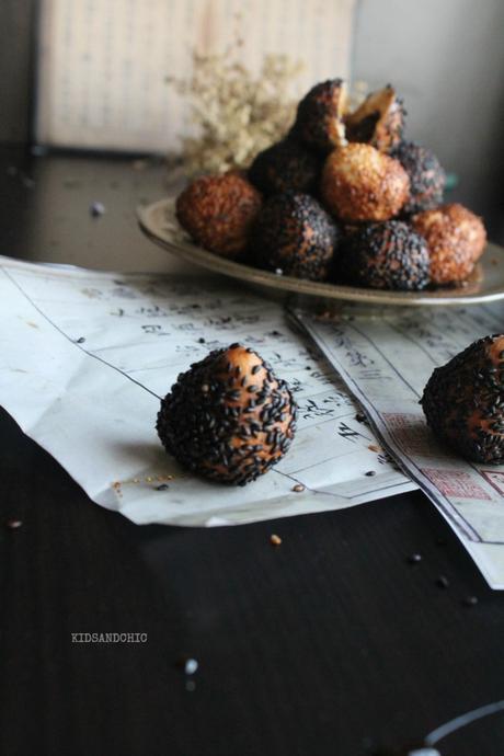 Bolitas  de sésamo al estilo Ching-He Huang