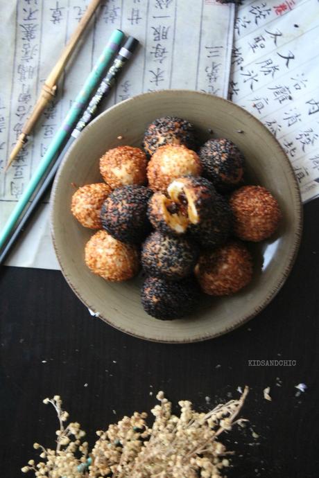 Bolitas  de sésamo al estilo Ching-He Huang