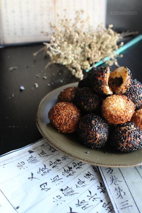 Bolitas  de sésamo al estilo Ching-He Huang