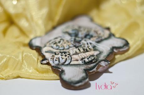 GALLETA DECORADA EN 2D -LEOPARDO