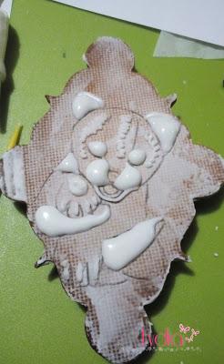 GALLETA DECORADA EN 2D -LEOPARDO