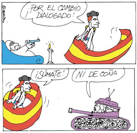 [Humor en domingo] Hoy, sin palabras, por descanso del personal. Monográfico sobre política española (VII)