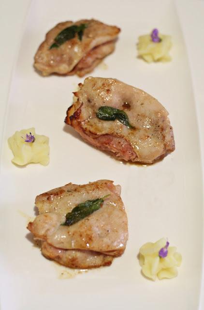 Saltimbocca de Pollo con Prosciutto Cotto