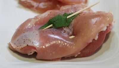 Saltimbocca de Pollo con Prosciutto Cotto