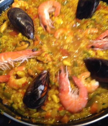 QueComemosHoy, ComoSeHIzo, PasoAPaso, ParaChuparseLosDedos, Arroz, Paella, Paella Marinera, Paella SoloYo, Mejillones Al Vapor, Berberechos Al Ajillo, Fresas Y Kiwis, Blog de Cocina, Solo YO, Blog Solo Yo, Churros y Porras