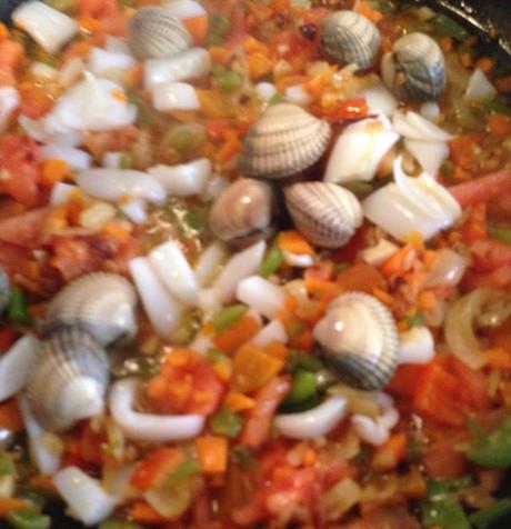 QueComemosHoy, ComoSeHIzo, PasoAPaso, ParaChuparseLosDedos, Arroz, Paella, Paella Marinera, Paella SoloYo, Mejillones Al Vapor, Berberechos Al Ajillo, Fresas Y Kiwis, Blog de Cocina, Solo YO, Blog Solo Yo, Churros y Porras